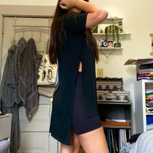 Short Sleeve Brandy Melville top with Slit